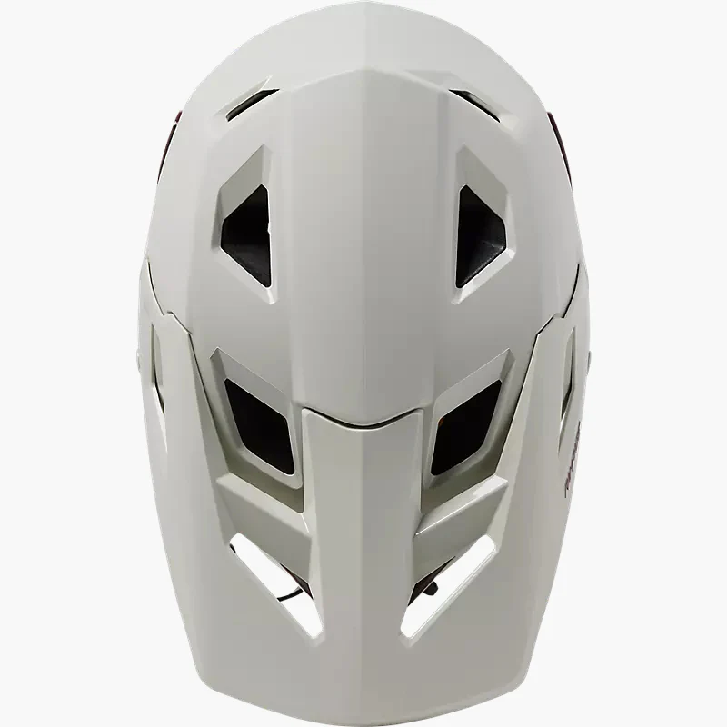 FOX Casco Bicicleta Niño Rampage Blanco Vintage - Image 4