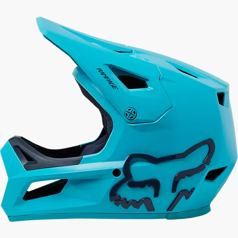 FOX Casco Bicicleta Niño Rampage Celeste - Image 3
