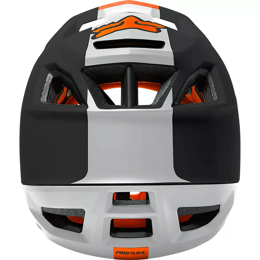 FOX Casco Bicicleta Proframe Blocked Negro/Naranjo - Image 4