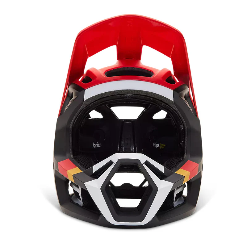 FOX Casco Bicicleta Proframe RS Clyzo Rojo/Blanco/Negro - Image 4