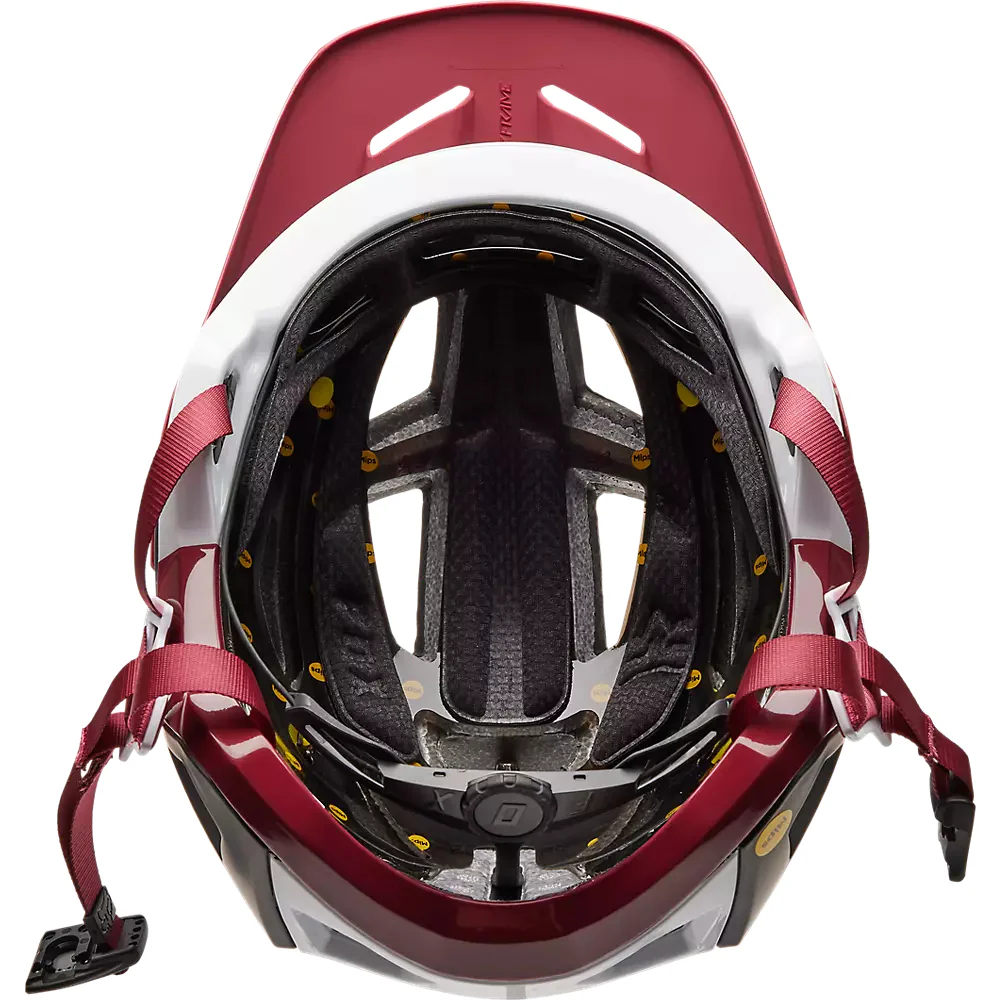FOX Casco Bicicleta Speedframe Pro Camo Negro/Burdeo - Image 5
