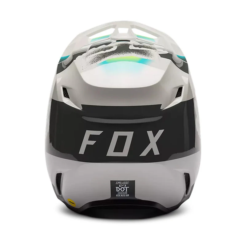 FOX Casco Moto V1 Horyzn Gris/Negro/Amarillo - Image 4