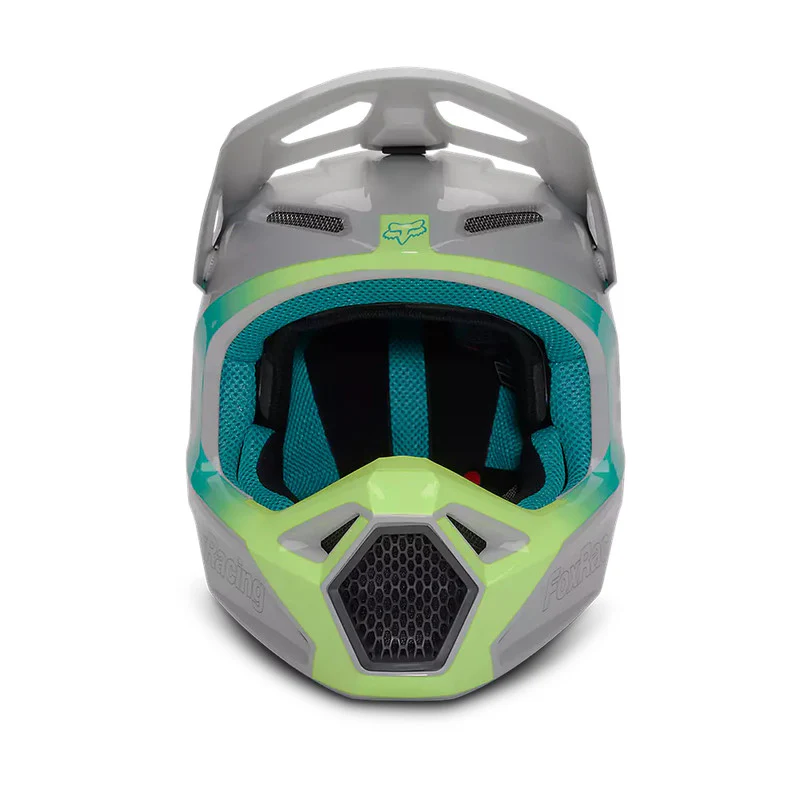 FOX Casco Moto V1 Horyzn Gris/Negro/Amarillo - Image 5