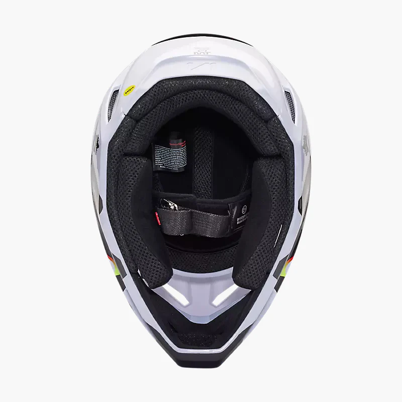 FOX Casco Moto V1 Kozmik Negro/Blanco - Image 6