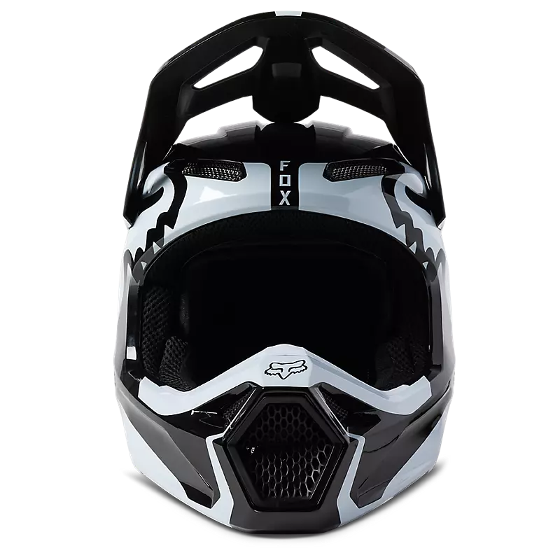 FOX Casco Moto V1 Leed Negro/Blanco - Image 6
