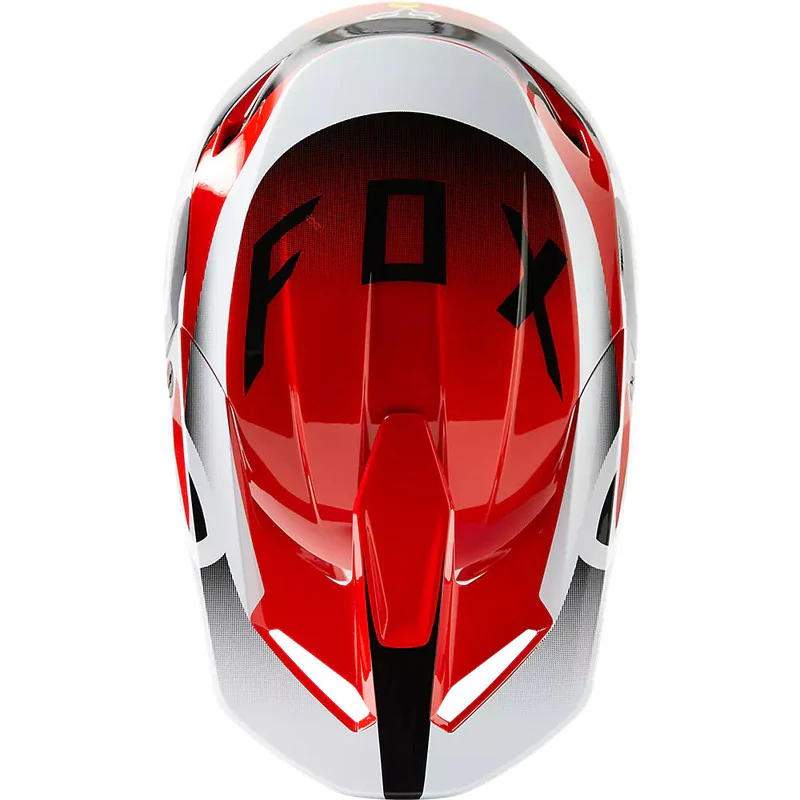 FOX Casco Moto V1 Leed Rojo - Image 4