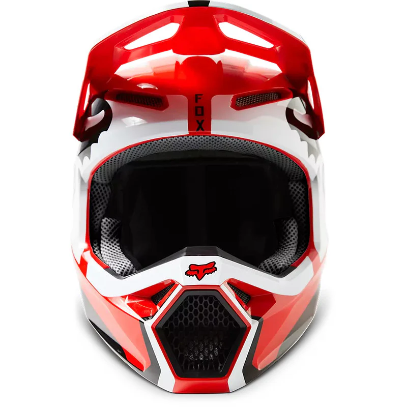 FOX Casco Moto V1 Leed Rojo - Image 5