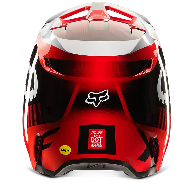FOX Casco Moto V1 Leed Rojo - Image 6