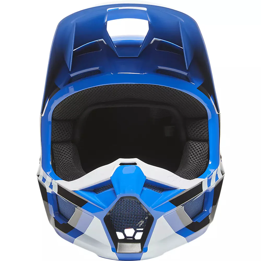 FOX Casco Moto V1 Lux Azul - Image 4