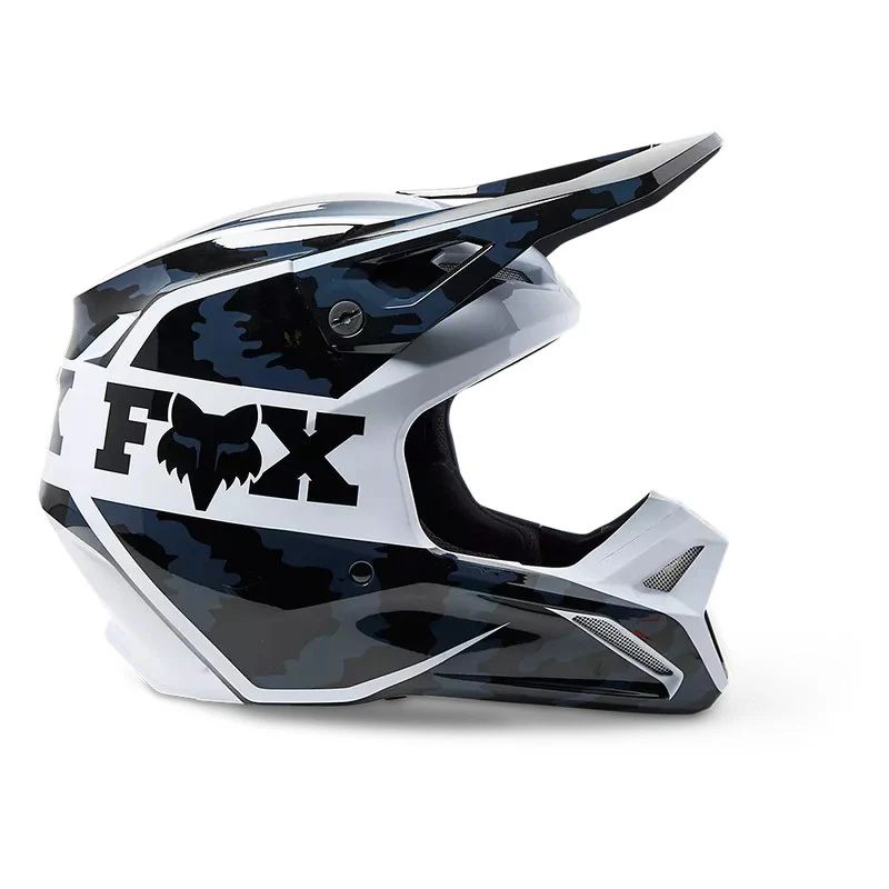 FOX Casco Moto V1 Nuklr Negro/Blanco - Image 2