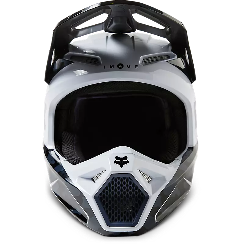 FOX Casco Moto V1 Nuklr Negro/Blanco - Image 6