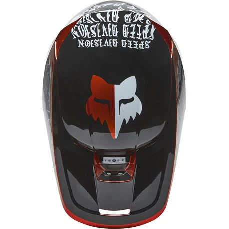 FOX Casco Moto V1 Peril Naranjo/Negro - Image 3