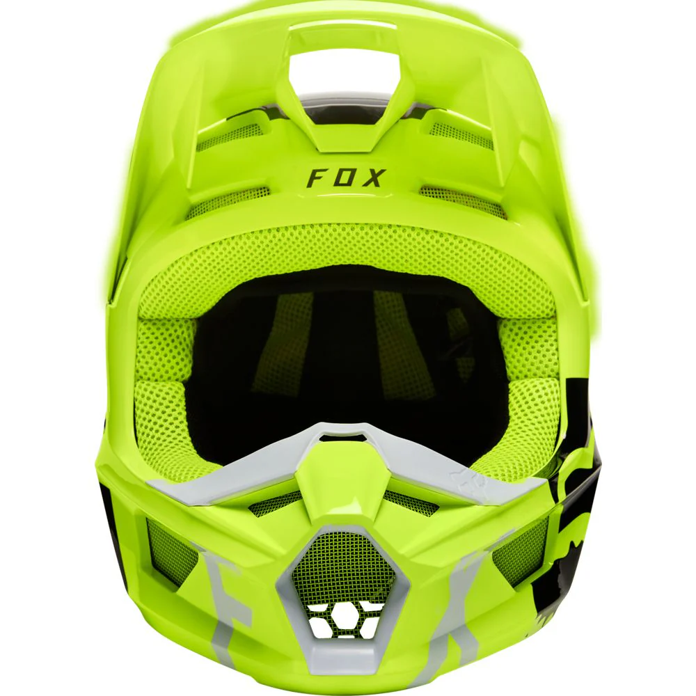 FOX Casco Moto V1 Skew Amarillo - Image 5