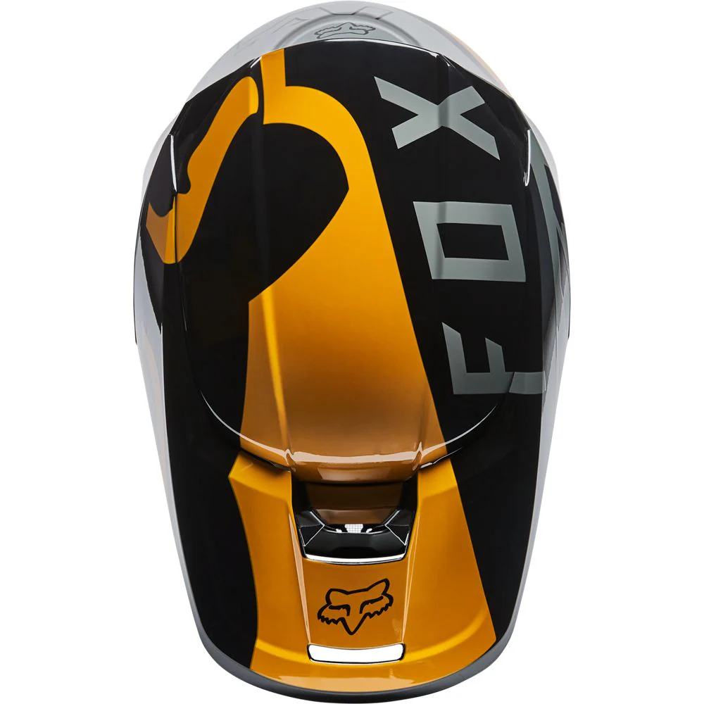 FOX Casco Moto V1 Skew Negro - Image 3
