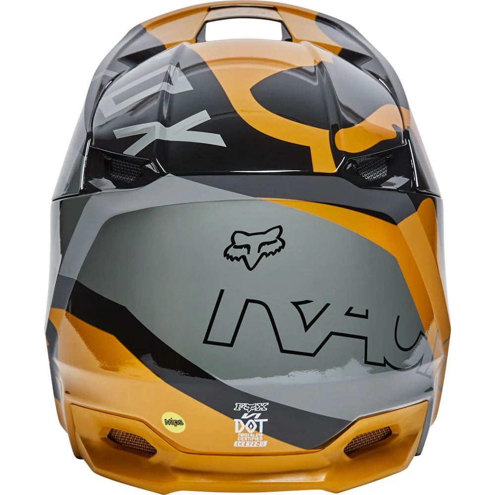 FOX Casco Moto V1 Skew Negro - Image 4