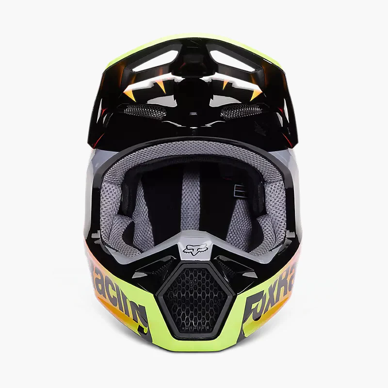 FOX Casco Moto V1 Statk Rojo/Rosado - Image 5