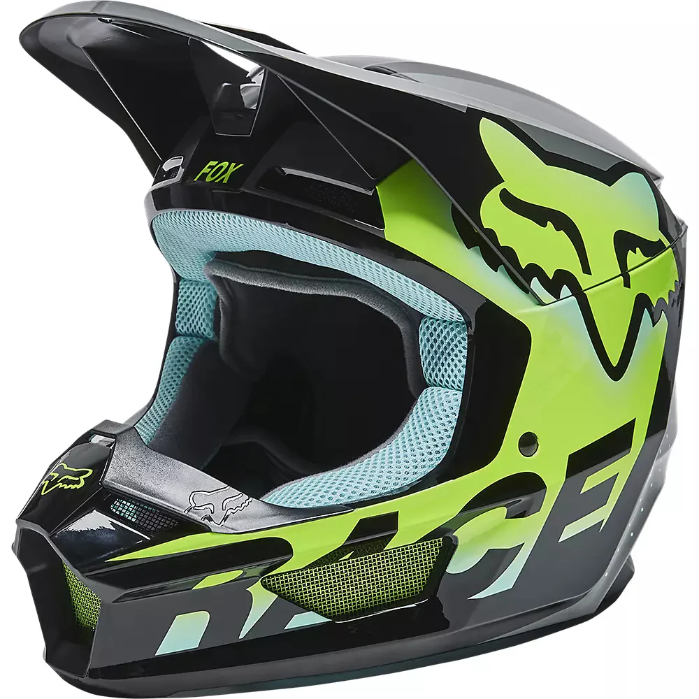 FOX Casco Moto V1 Trice Verde - Image 2