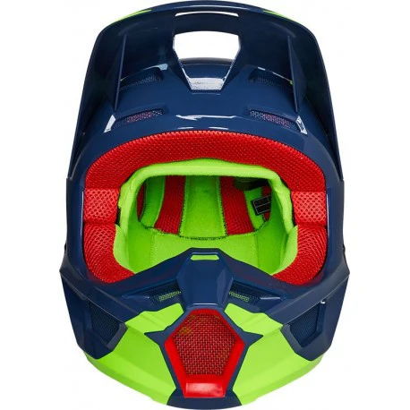 FOX Casco Moto V1 Venz Ece Azul/Rojo/Verde - Image 3
