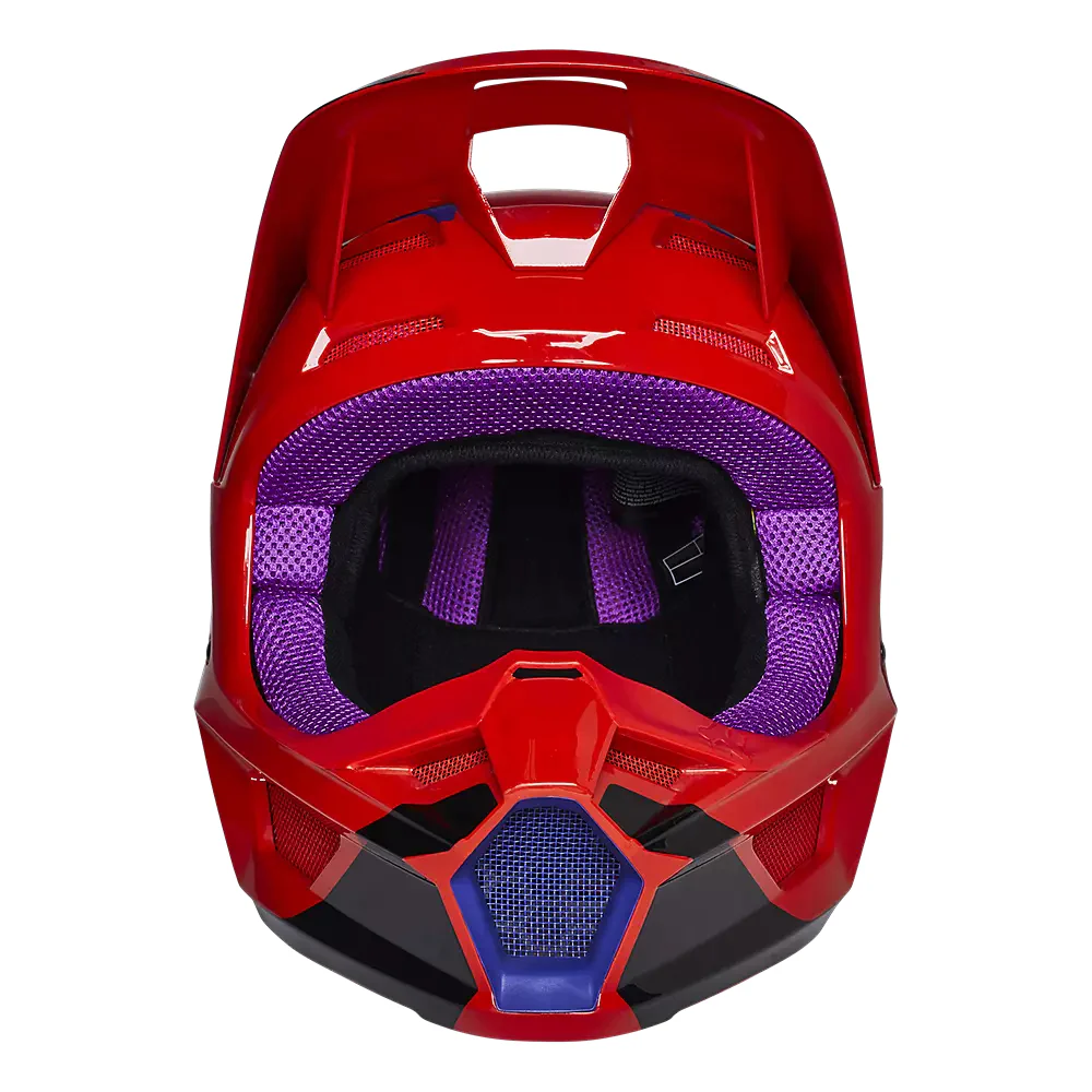 FOX Casco Moto V1 Venz Rojo/Morado - Image 5