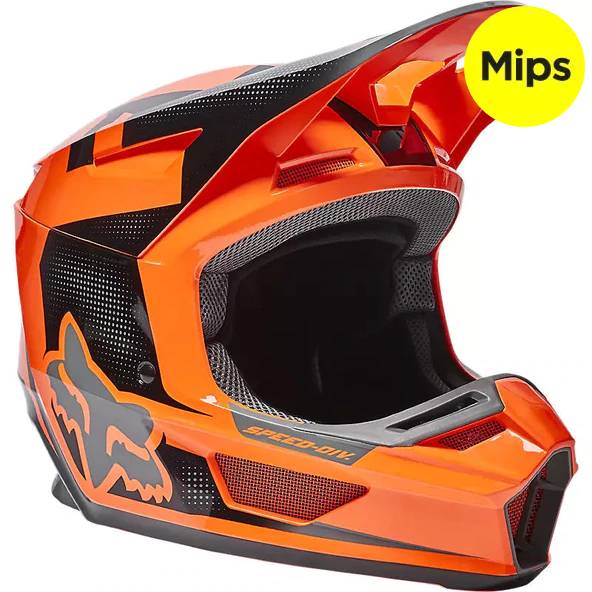 FOX Casco Moto V2 Dier Naranjo