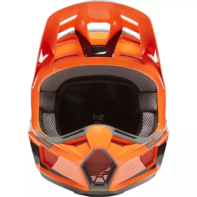 FOX Casco Moto V2 Dier Naranjo - Image 5