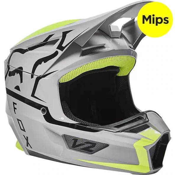 FOX Casco Moto V2 Merz Gris