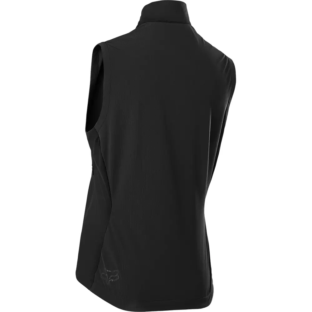 FOX Chaqueta Bicicleta Mujer Flexair Sin Mangas Negro - Image 2