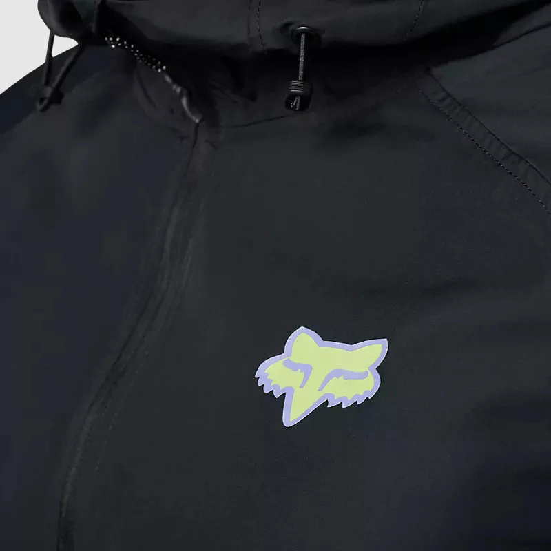 FOX Chaqueta Cortavientos Lifestyle Title Sponsor Negro/Gris - Image 5