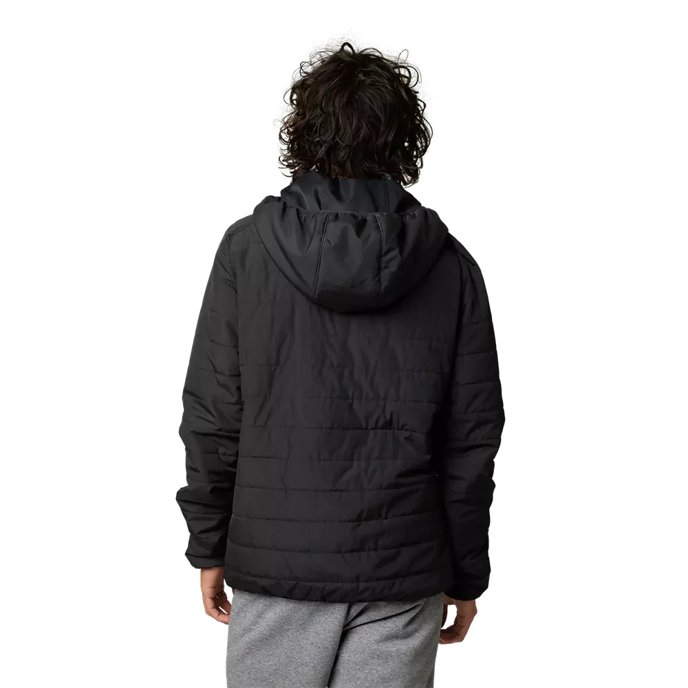 FOX Chaqueta Lifestyle Howell Hooded Puffy Negro - Image 3