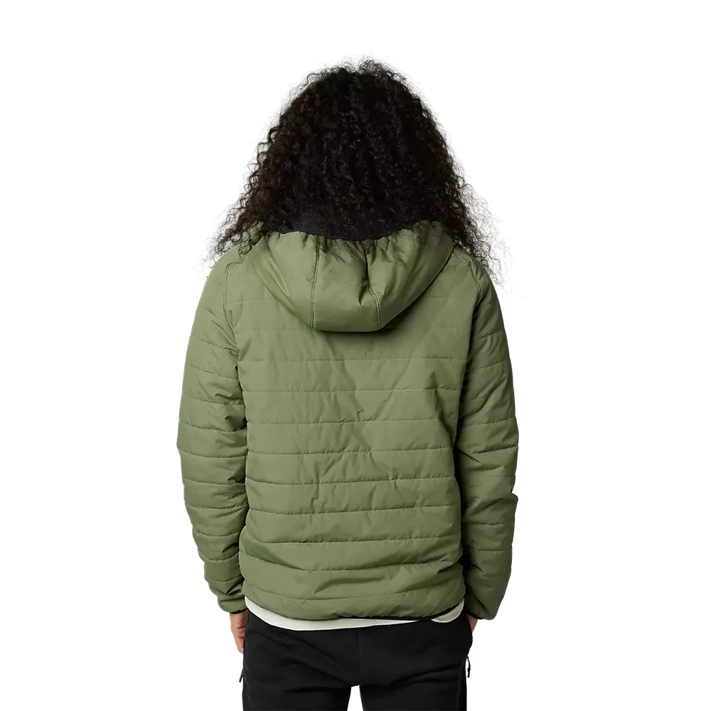 FOX Chaqueta Lifestyle Howell Hooded Puffy Verde - Image 3