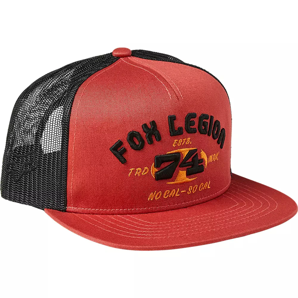 FOX Gorro Jockey Lifestyle At Bay Snapback Rojo
