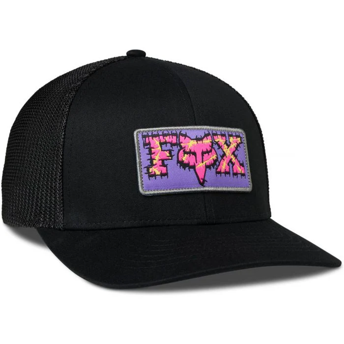 FOX Gorro Jockey Lifestyle Barb Wire Flexfit Negro