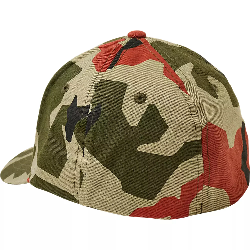 FOX Gorro Jockey Lifestyle Bnkr Flexfit Camo Verde - Image 2