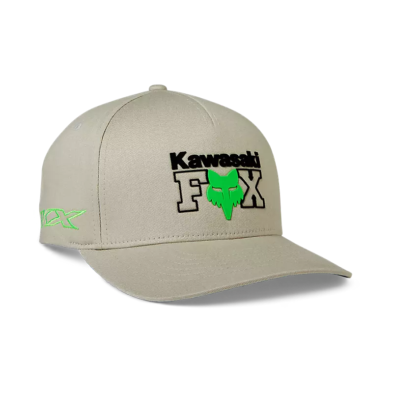 FOX Gorro Jockey Lifestyle Flexfit Kawasaki Gris Claro
