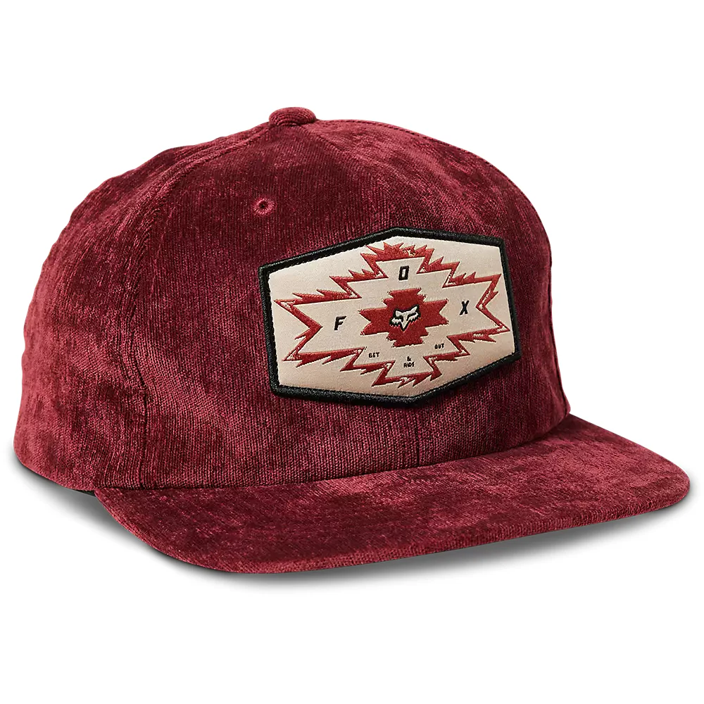 FOX Gorro Jockey Lifestyle Full Flux Snapback Burdeo