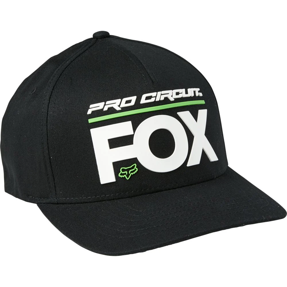 FOX Gorro Jockey Lifestyle Pro Circuit Flexfit Negro