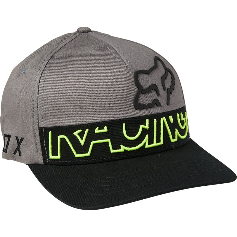 FOX Gorro Jockey Lifestyle Skew Flexfit Gris