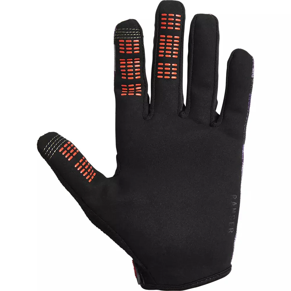 FOX Guantes Bicicleta Mujer Ranger Camo Morado - Image 2