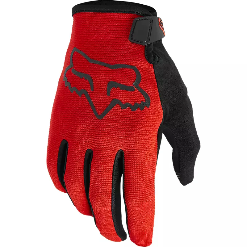 FOX Guantes Bicicleta Niño Ranger Rojo
