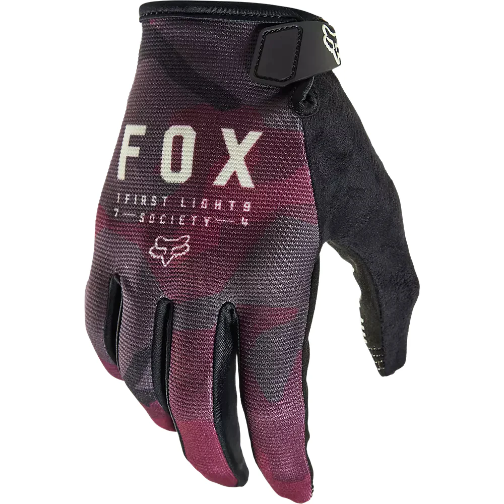 FOX Guantes Bicicleta Ranger Camo Morado