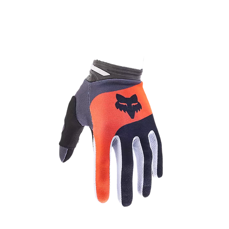 FOX Guantes Moto 180 Ballast Negro/Naranjo