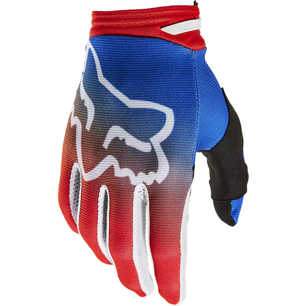 FOX Guantes Moto 180 TOXSYK Rojo/Azul