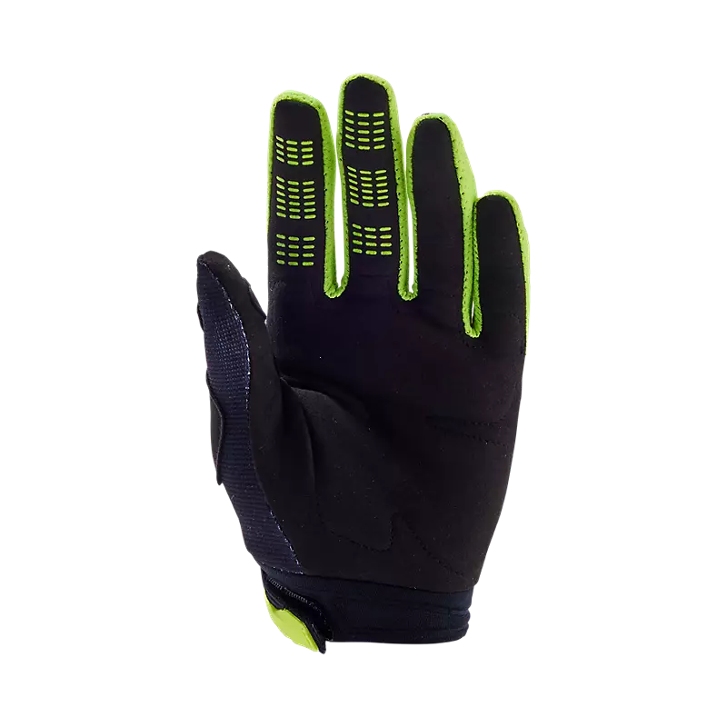 FOX Guantes Moto Niña 180 Flora Negro/Amarillo - Image 2