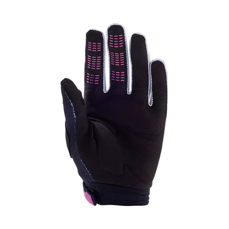 FOX Guantes Moto Niña 180 Flora Negro/Rosado - Image 2