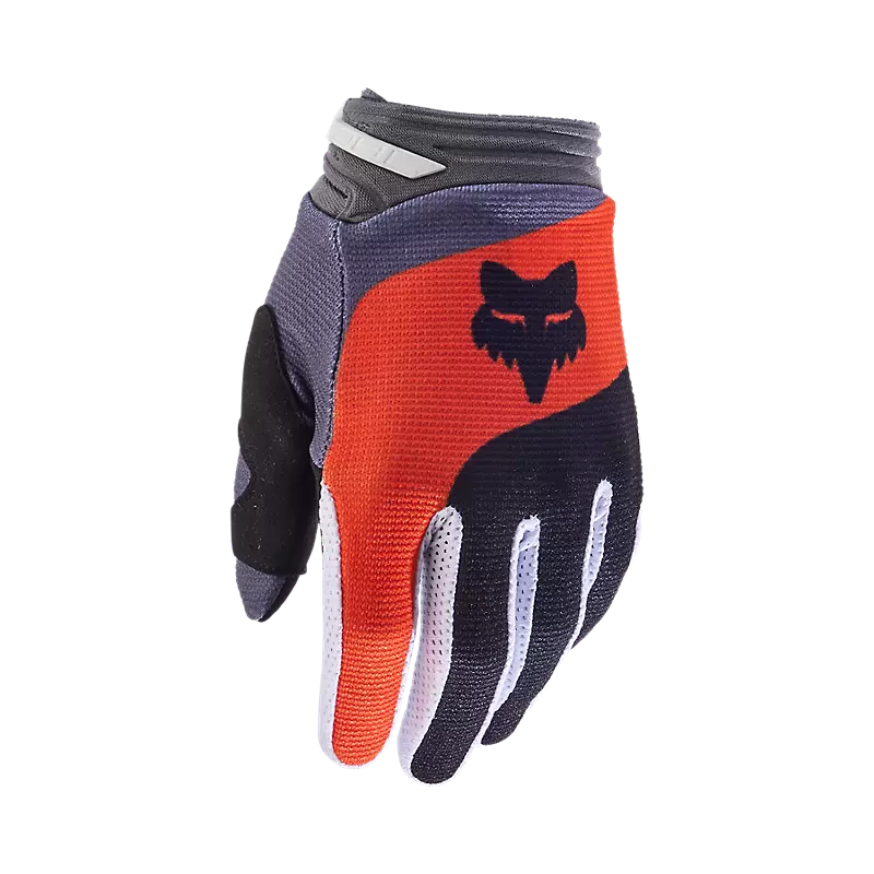 FOX Guantes Moto Niño 180 Ballast Gris/Rojo