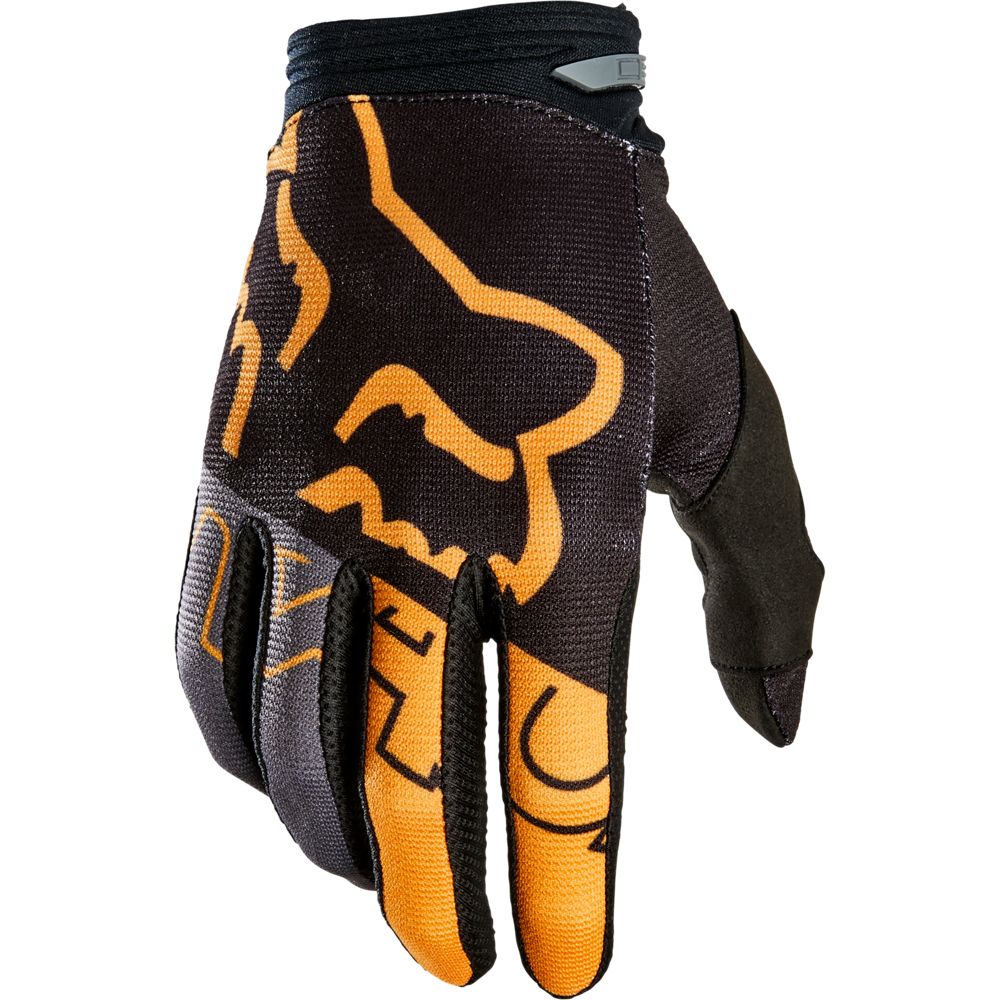 FOX Guantes Moto Niño 180 Skew Negro/Amarillo