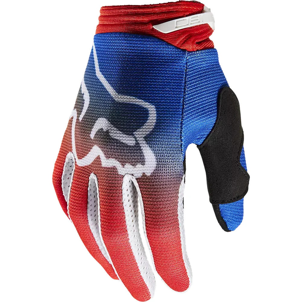 FOX Guantes Moto Niño 180 Toxsyk Rojo/Azul
