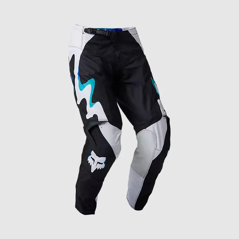 FOX Pantalon Moto 180 Kozmik Negro/Blanco