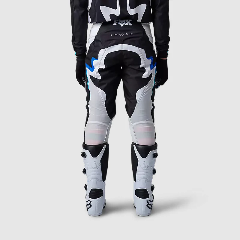 FOX Pantalon Moto 180 Kozmik Negro/Blanco - Image 3