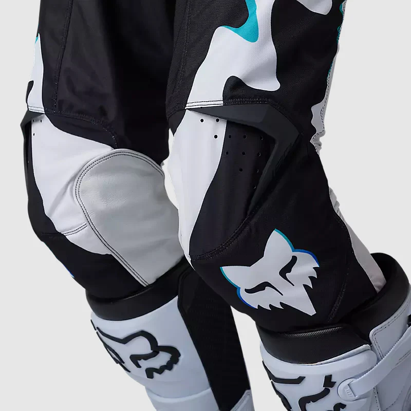 FOX Pantalon Moto 180 Kozmik Negro/Blanco - Image 5